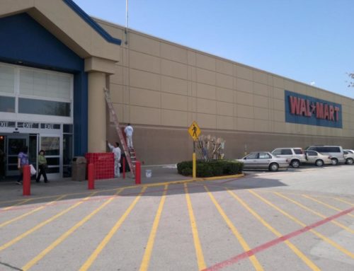 Commercial Paint Contractor for Wal-Mart New Construction