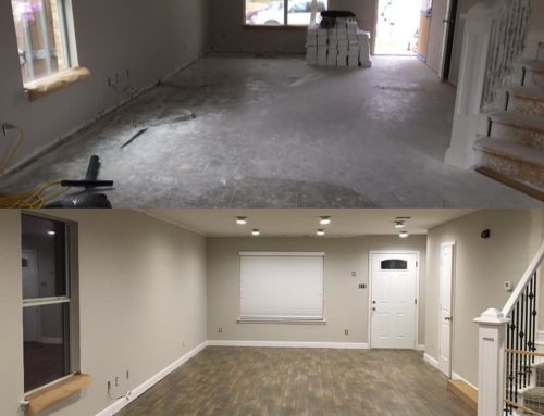 Before and After – New Lights, New Paint and New Floors
